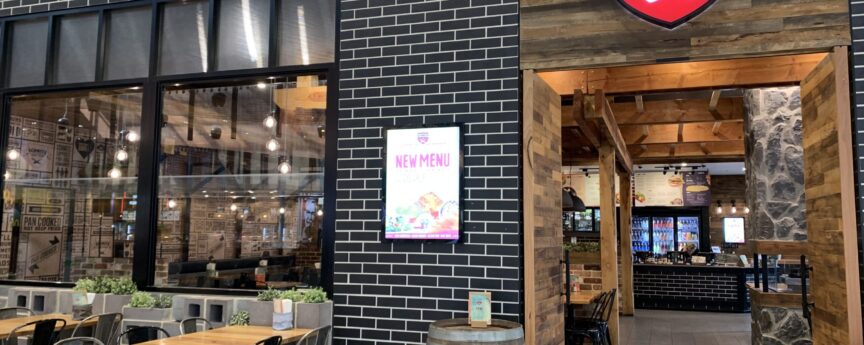 A1 Size Super Slim Light box as a wall poster